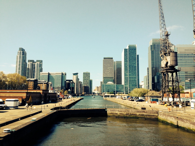 human settlement, landmark, built structure, canal, waterway, 2K, downtown, urban skyline, bridge, tall - high, clear sky, water, river, building, modern