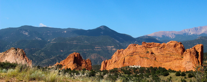 semi-arid, park, mountain, sky, scenics - nature, wadi, canyon, pine tree, national park, rock formation, mountain peak, travel destinations, blue, beauty in nature