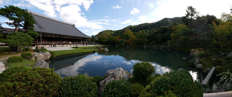 travel destinations, tree, tranquility, sky, ten current panorama, nature, arashiyama, environment, architecture, no people, water, outdoors, building