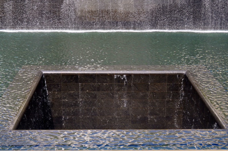 day, government, waterfall, scenics - nature, new york, nature, wall - building feature, city, sculpture, fountain, excellent, new, high angle view, merging