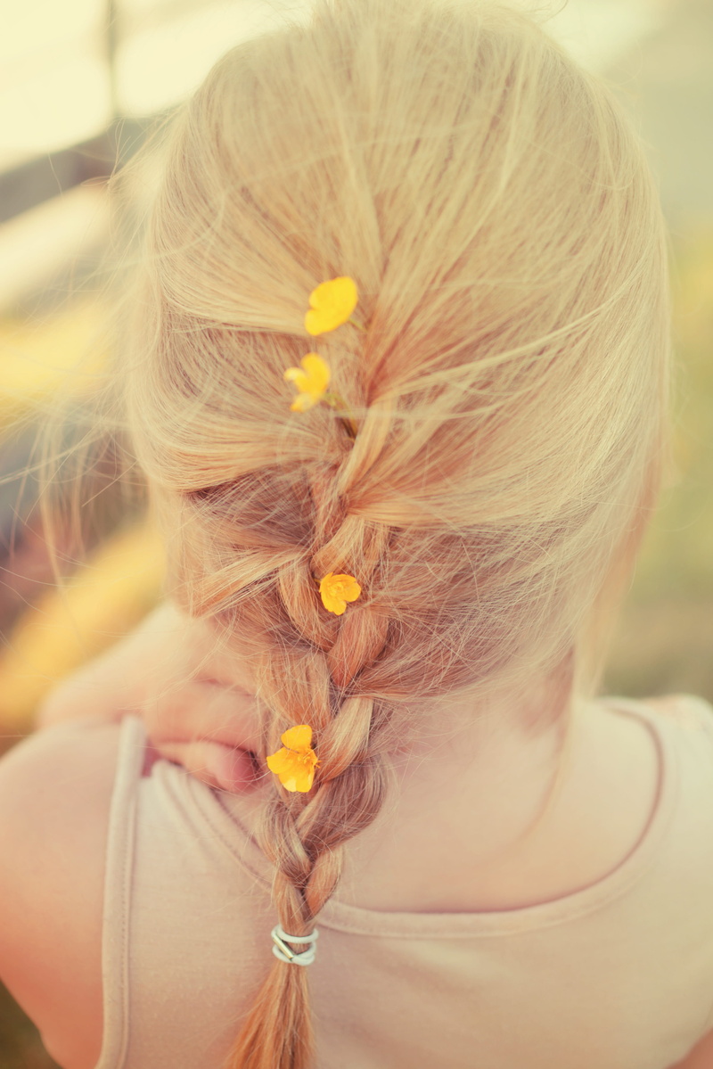 beautiful woman, flower, nature, merge, portrait, human hair, real people, one person, summer, women, focus on foreground, headshot, 4K, hairstyle, braided hair