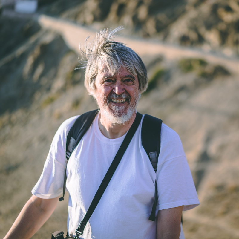 smiling, white, man, blur, caucasian, leisure activities, 4K, lifestyles, males, monastery, ladakh, face, day, shirt, mature men, focus on foreground