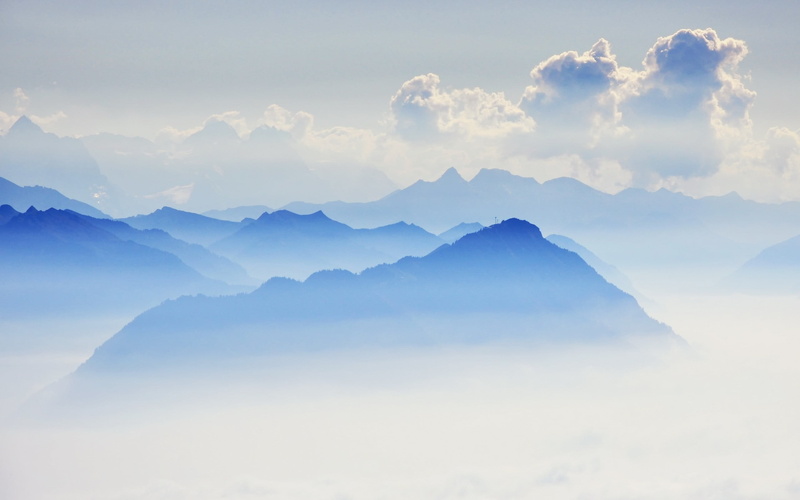 valley, land, meadow, sunrise - Dawn, idyllic, mist, china - East Asia, simple background, dawn, tranquil scene, outdoors, nature, summer, panoramic, scenics - nature