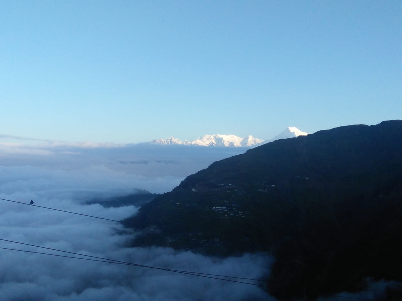 tranquil scene, cloud - sky, india, environment, non-urban scene, mountain, fog, mountains, landscape, idyllic, outdoors, scenics - nature, nature, blue
