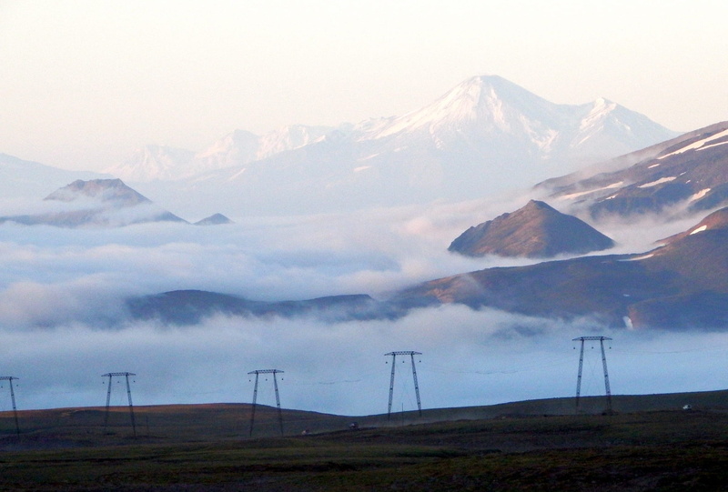 tundra, mountain peak, beauty in nature, day, sunrise, scenics - nature, outdoors, mountain, early morning, power supply, sustainable resources, cloud - sky