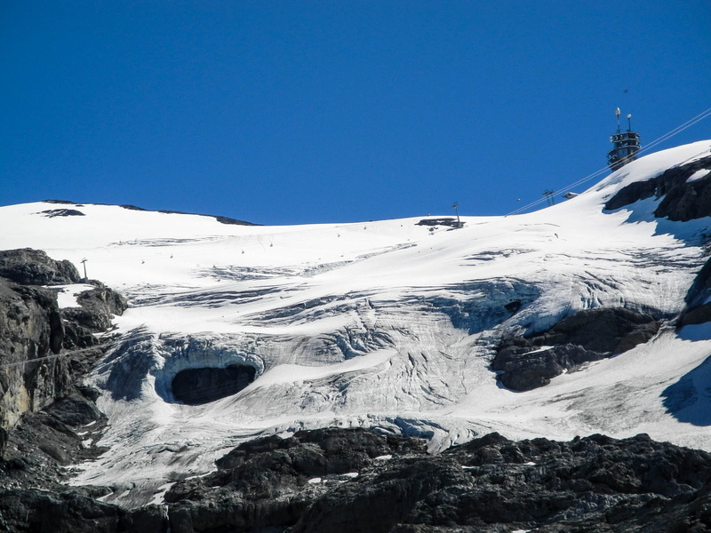 mountain, mountain range, nature, landscape, blue, sport, non-urban scene, 1080P, cold temperature, titlis, panorama, scenics - nature, tranquility, alpine