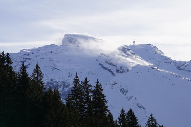 titlis, mountain summit, winter, nature, idyllic, tranquility, panorama, scenics - nature, wind, weather changes, day, snowy, mountain peak, majestic, hike