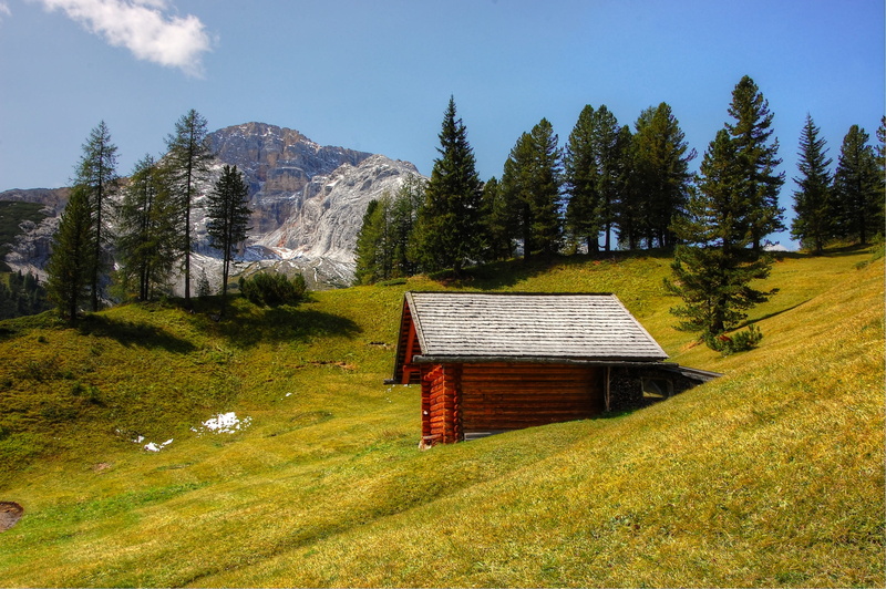 karg, sky, tree, landscape, outdoors, south tyrol, rubble field, plant, unesco world heritage, mountains, clouds, alpine, dolomites, alpine panorama, hiking