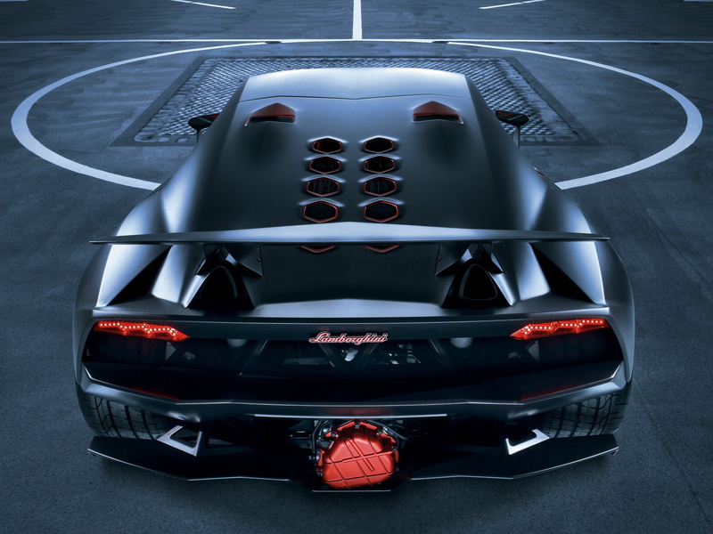 colored, lamborghini, nero, cars, supercars, noir, automobile, black, 1080P, vehicles, sesto, elemento, matte