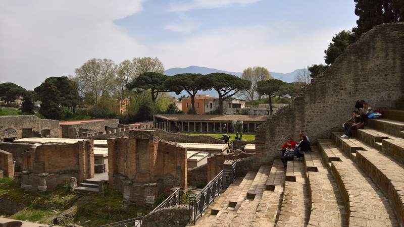 italy, history, plant, pompei, women, building exterior, pompei scavi - villa dei misteri, men, leisure activity, people, built structure, day, naples