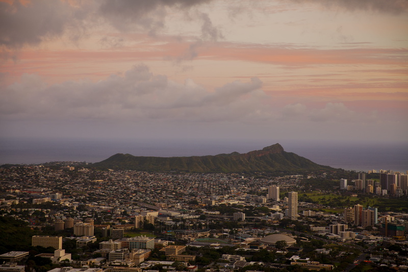 building, cloud - sky, travel destinations, architecture, tantalus lookout, sky, built structure, crowded, city, honolulu, diamond head, cityscape, 5K
