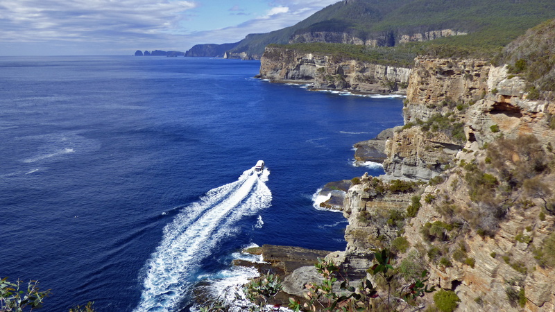 architecture, sky, rock, water, tasman arch, plant, 4K, nature, scenics - nature, building exterior, transportation, land, ocean, tranquil scene, tasmania