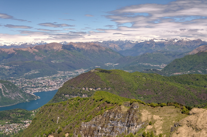 scenics - nature, tranquil scene, day, panorama, mountain range, alpine, no people, travel, lugano, formation, lago di lugano, nature, ticino, lake lugano