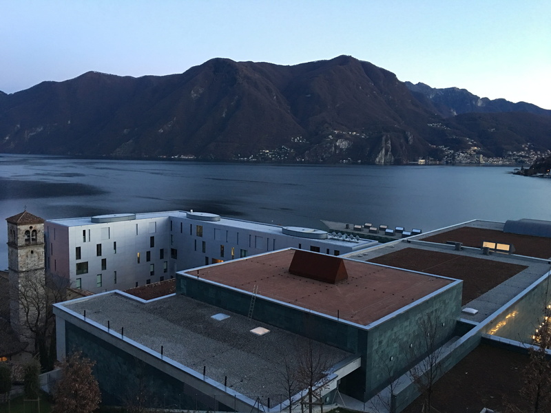 nature, beauty in nature, sky, paradiso, lake, tranquil scene, day, 4K, bay, lugano, tranquility, mountain range, switzerland, clear sky, built structure