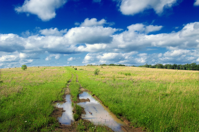 Pennsylvania, Meadow, German, water, Wilds, green, agriculture, trail, blue, nature, hills, body of water, surrounded, clouds, body, Reclamation, dirt road