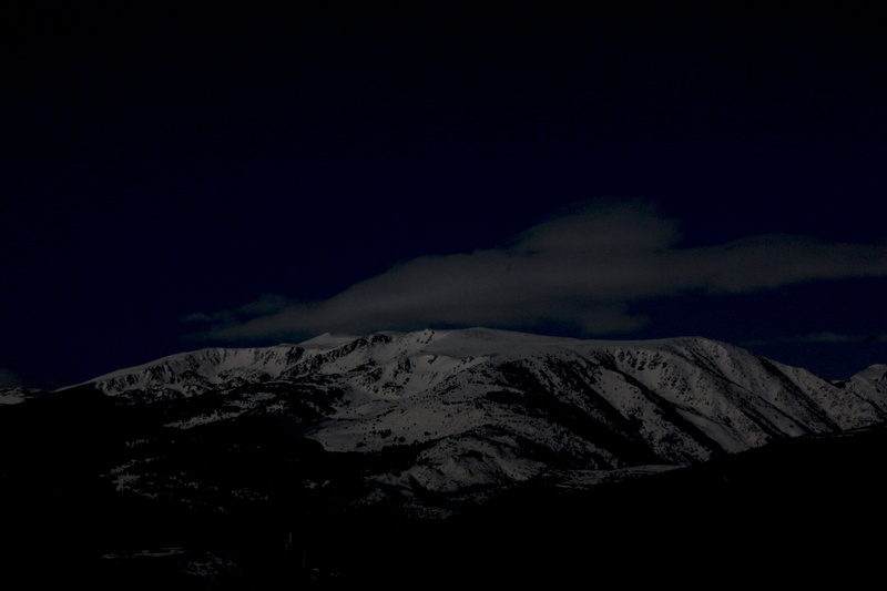 spain, tranquil scene, nature, above, dark, power in nature, white, cloud - sky, tranquility, landscape, night, sky, llívia, 4K, mountain range, mountain peak