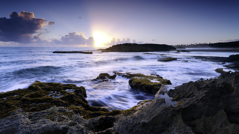 2K, amanecer, naturaleza, rocas, mar