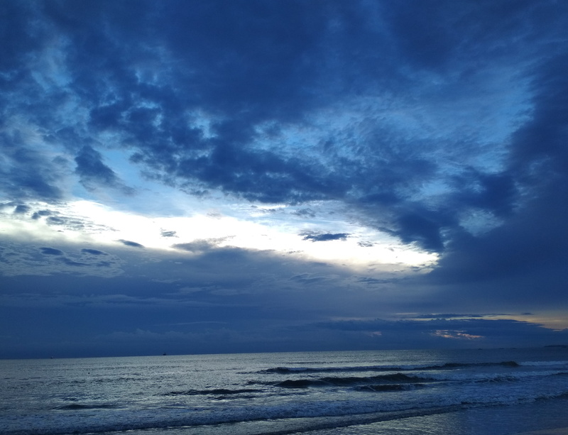 at dawn, 2K, blue, nature, horizon, tranquil scene, waterfront, heaven, cloud - sky, veracruz, non-urban scene, amanecer, boca del río, tranquility, mexico