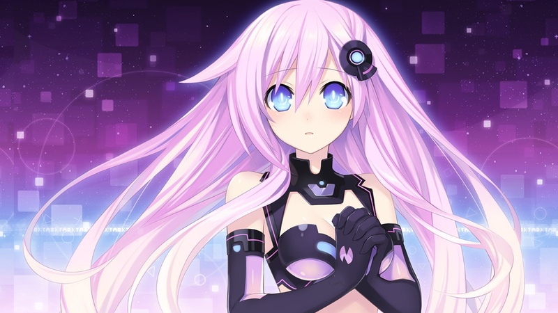 neptunia, people, art, hyperdimension, anime, tsunako, eyes, purple, 1080P, sister, long, long hair, bodysuits, hd, hair, mk, blue, Blue Eyes