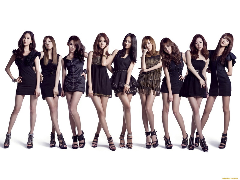 1080P, adult, Asian, young adult, simple background, women, Sunny, beauty, group of people, legs, portrait, high heels, group of women, teenager, SNSD