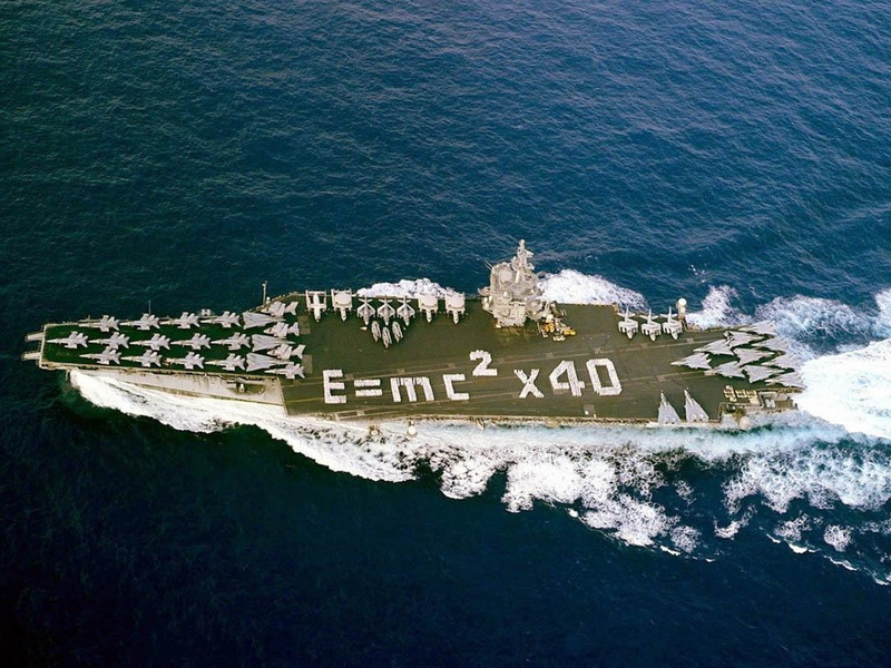 aerial view, warship, military, 720P, aircraft carrier, ship