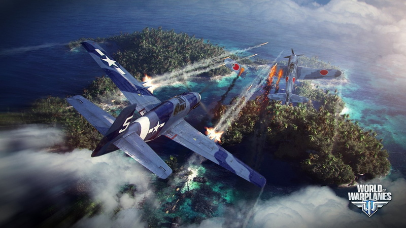 no people, water, sky, airplane, 1080P, wargaming, air vehicle, sea, nature, outdoors, beach, World of Warplanes, warplanes, high angle view, day, tree