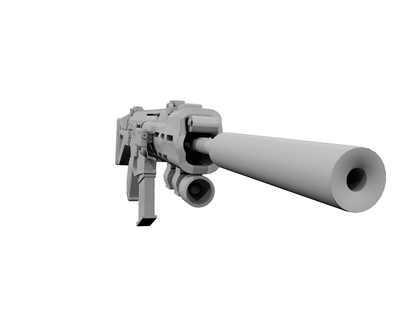CGI, 4K, Cinema 4D, weapon, no background, render, digital art