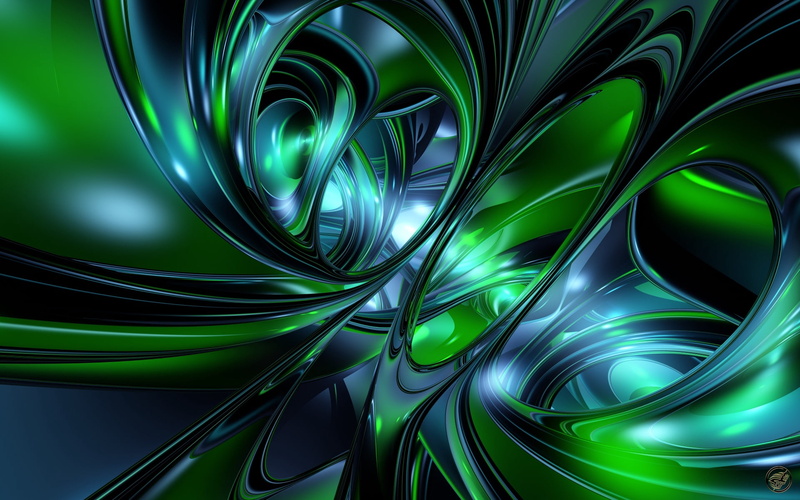 curve, 1080P, futuristic, light - Natural Phenomenon, abstract, energy, chaos, space, motion, twisted, design, science, power supply, metal, green Color
