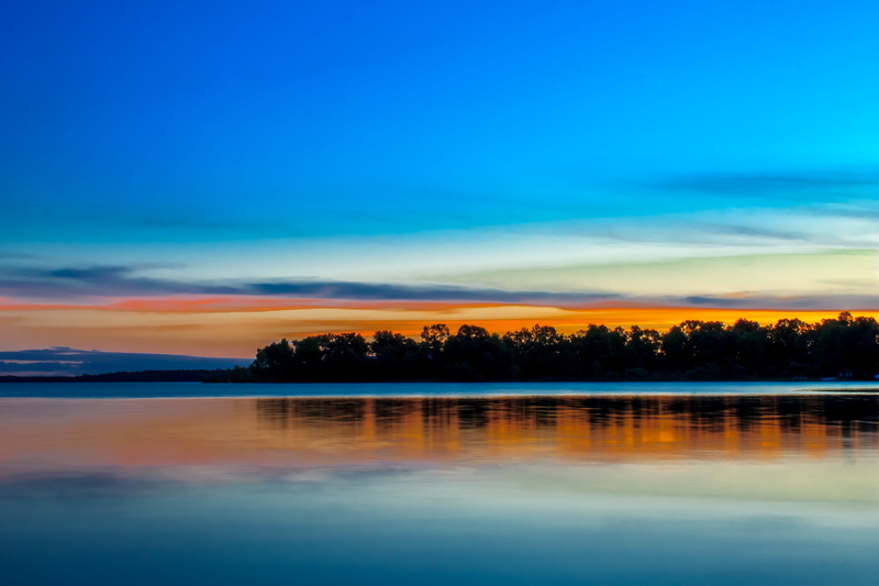 reflection, outdoors, long exposure, nature, T3, red  orange, summer, road trip, Lake, sunlight, S18, Minnesota, beauty In Nature, forest, infront, MN