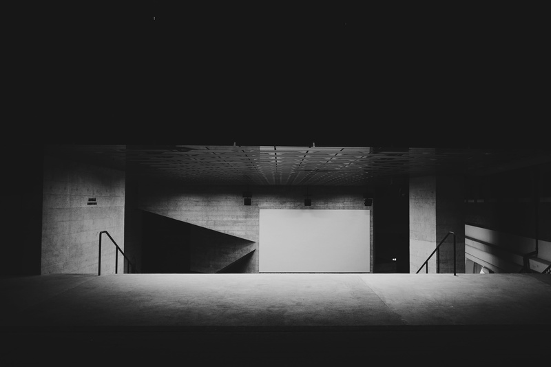 the way forward, 大館, auto post production filter, corridor, absence, no people, concrete, 香港, x-t3, day, architectural column, black and white, dark, built structure