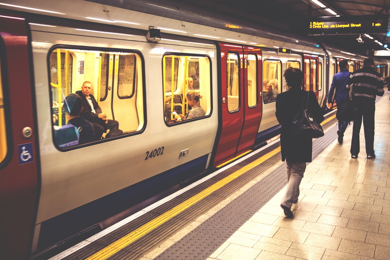 subway Train, transportation, walking along, walking, waiting, men, platform, public Transportation, mode of transportation, London Underground, subway