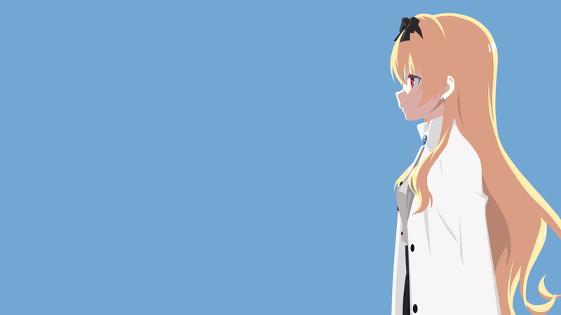 Arifureta Shokugyou de Sekai Saikyou, Anime, 1080P, Red Eyes, Long Hair, Minimalist, Blonde, Arifureta Shokugyou de Sekai Saikyo, Yue (Arifureta Shokugyou de Sekai Saikyou)