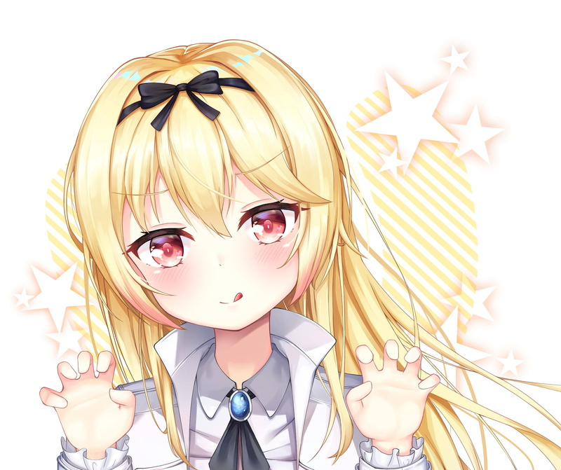 Blonde, Long Hair, Anime, Girl, Arifureta, Arifureta Shokugyou de Sekai Saikyo, Red Eyes, Yue (Arifureta Shokugyou de Sekai Saikyou), 1080P, Blush, Arifureta Shokugyou de Sekai Saikyou