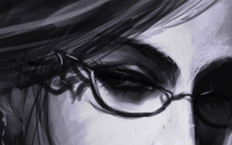 720P, eyeball, painting, adult, watercolor, human face, body part, lifestyles, woman, women, wearing, headshot, human body part, video games, artwork