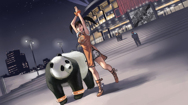 Tekken, Ling Xiaoyu, Tekken 7, Panda (Tekken), 1080P