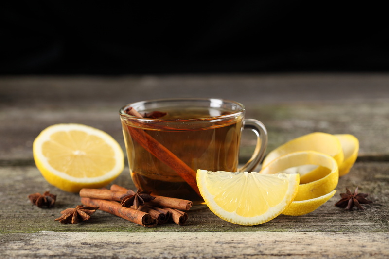 lemon, food and drink, tea cup, 5K, fruit, gourmet, indoors, food, close-up, star anise, anise, yellow, spice, nature, clove, healthy eating, leaf, tea