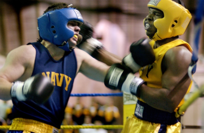 security, boxing, fighters, headgear, protection, glove, figurine, 2K, day, focus on foreground, incidental people, athlete, outdoors, people, human representation