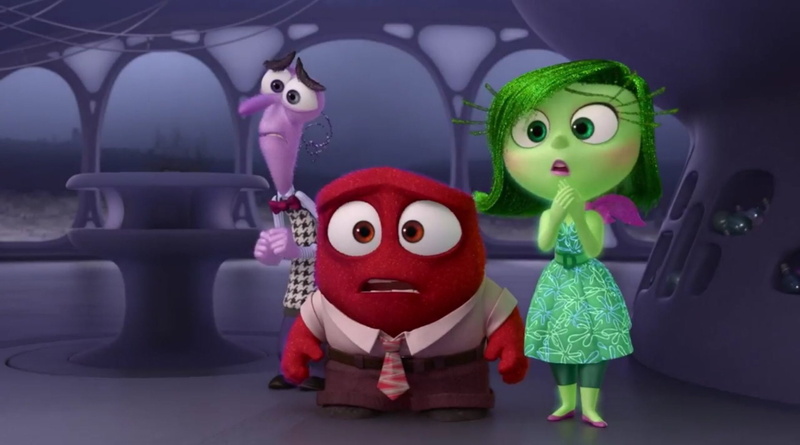 Disgust (Inside Out), Movie, Inside Out, Anger (Inside Out), Fear (Inside Out), 1080P