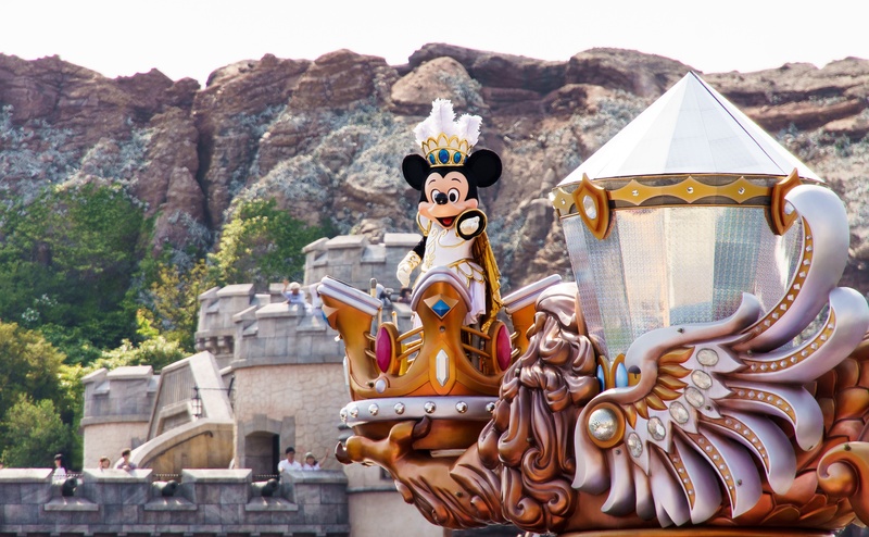 building, creativity, representation, castle, asia, human representation, mountain, theme park, mascot, place of worship, built structure, japan, mickey mause