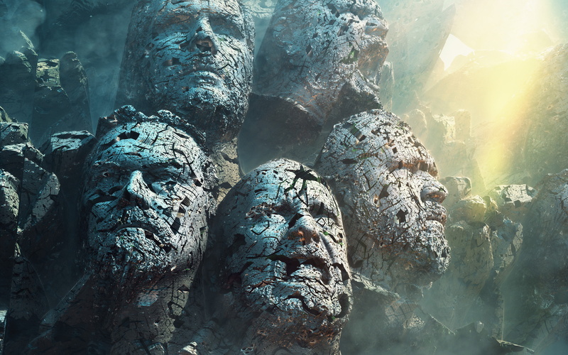 Heads, k, 4K, Stone, Meshuggah