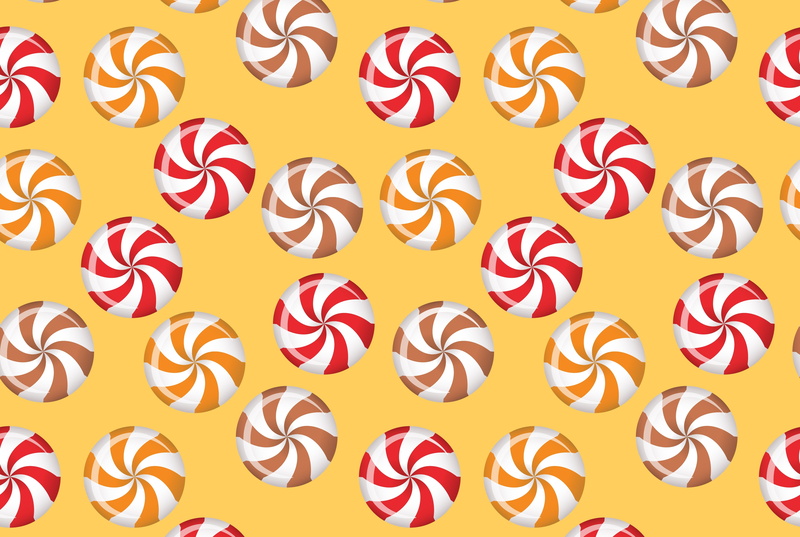 unhealthy eating, freshness, sweet food, floral pattern, backgrounds, balls, ready-to-eat, caramels, studio shot, baked, lollipops, variation, illustraiton