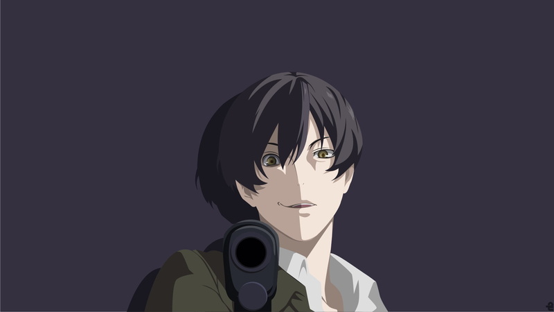 one person, obscured face, disguise, headshot, human face, representation, anime boys, human body part, front view, Angelo Lagusa, men, 91 Days, communication