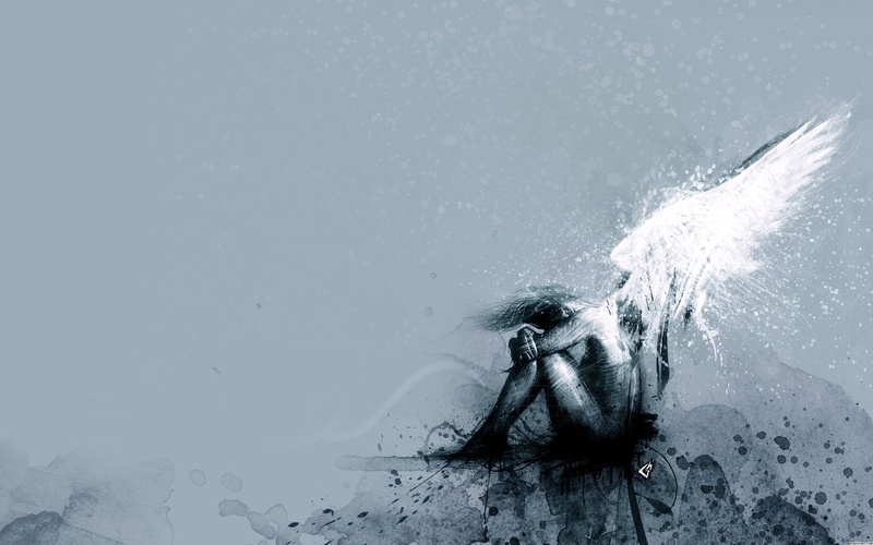 horror, fallen, art, 1080P, angels, vector, gothic, fantasy, dark