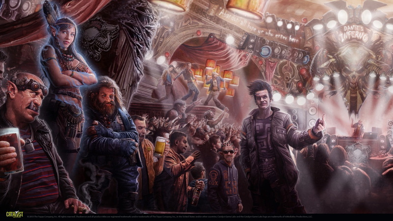 religion, art and craft, celebration, futuristic, women, cyberpunk, people, place of worship, Shadowrun, belief, motion, human representation, feather