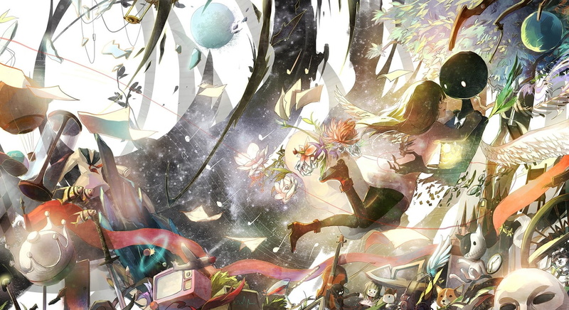 manga, anime, Pixiv Fantasia, fantasy art, Deemo, artwork, 720P