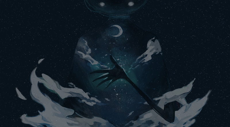 minimalist, Other Games, rmck2, black background, deemo, nature, digital, paint, creativity, black color, astronomy, art and craft, space, deemogames, no people