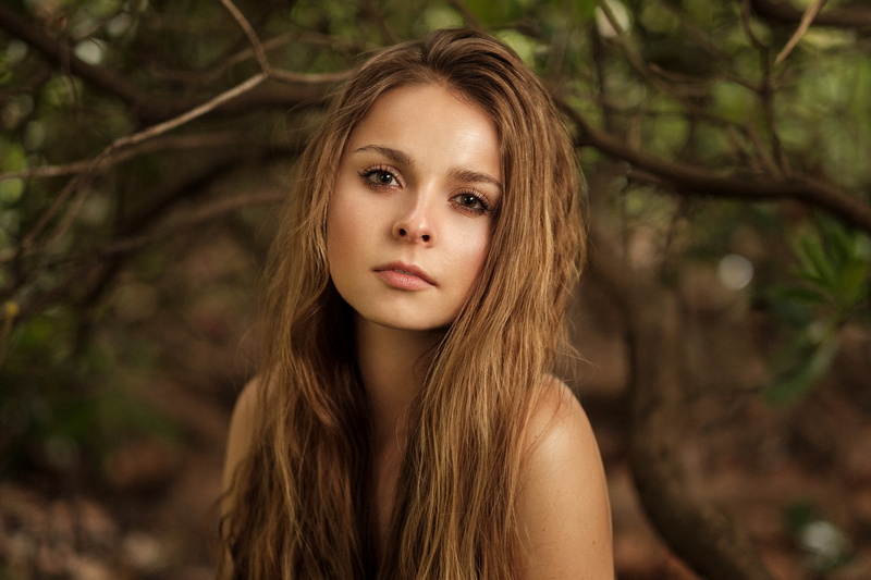 Isabella, 1080P, blonde, portrait, women, face, depth of field, Martin Kühn