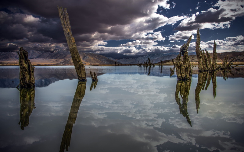 kern river valley, Landscape, 2K, Lake Isabella