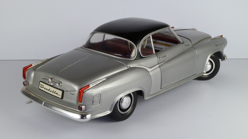 sports car, toy, isabella, studio shot, 1958, racecar, cut out, sports utility vehicle, motor vehicle, speed, silver colored, safety, security, transportation