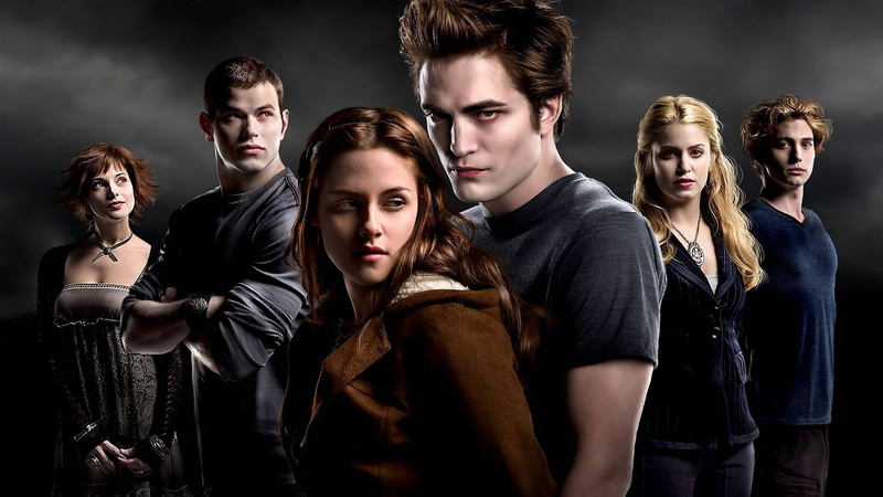 Edward Cullen, standing, 1080P, people, friendship, Robert Pattinson, Movie, men, young men, young adult, adult, Kristen Stewart, casual clothing, women